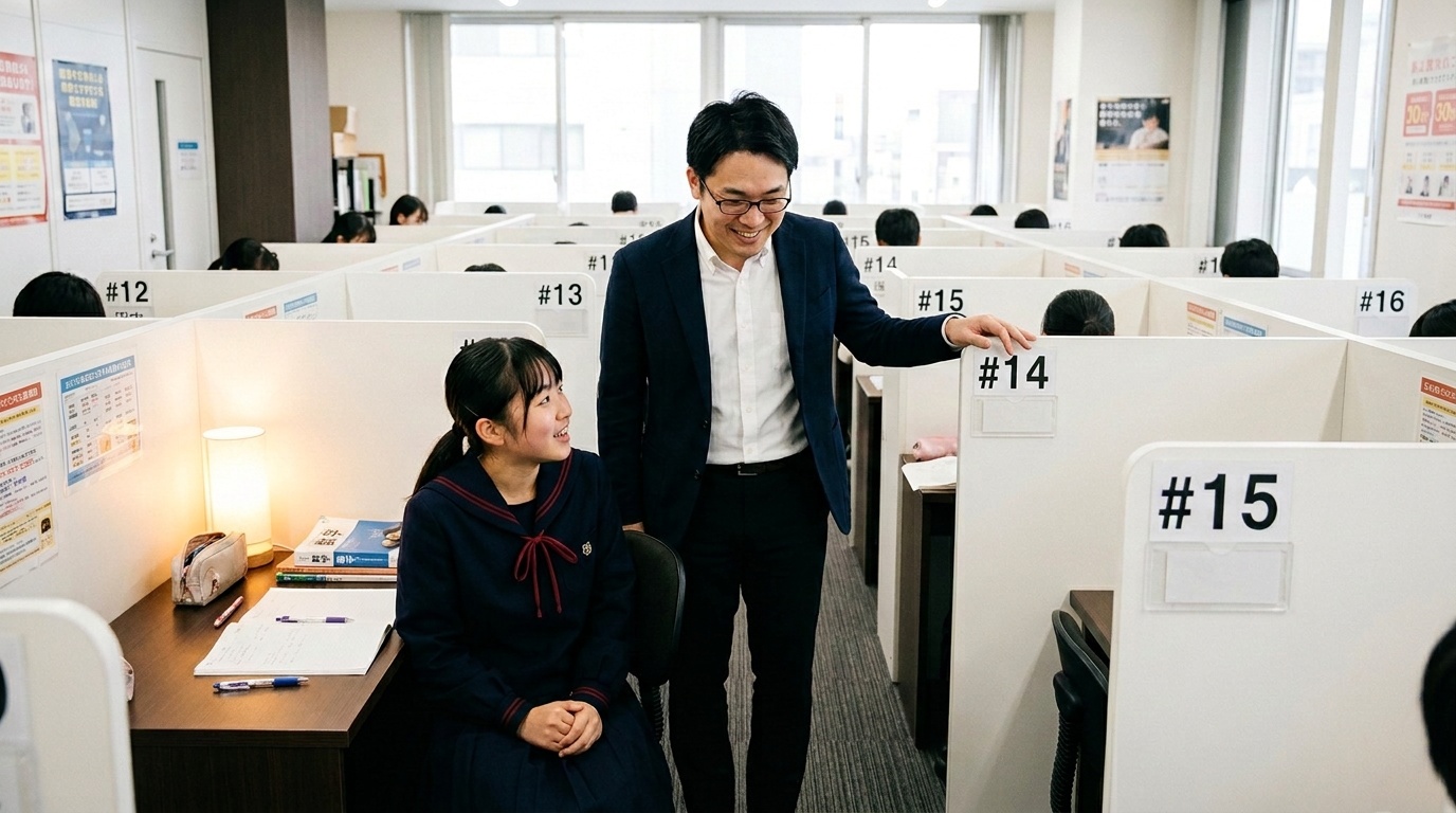 生徒に寄り添うエルヴェの講師